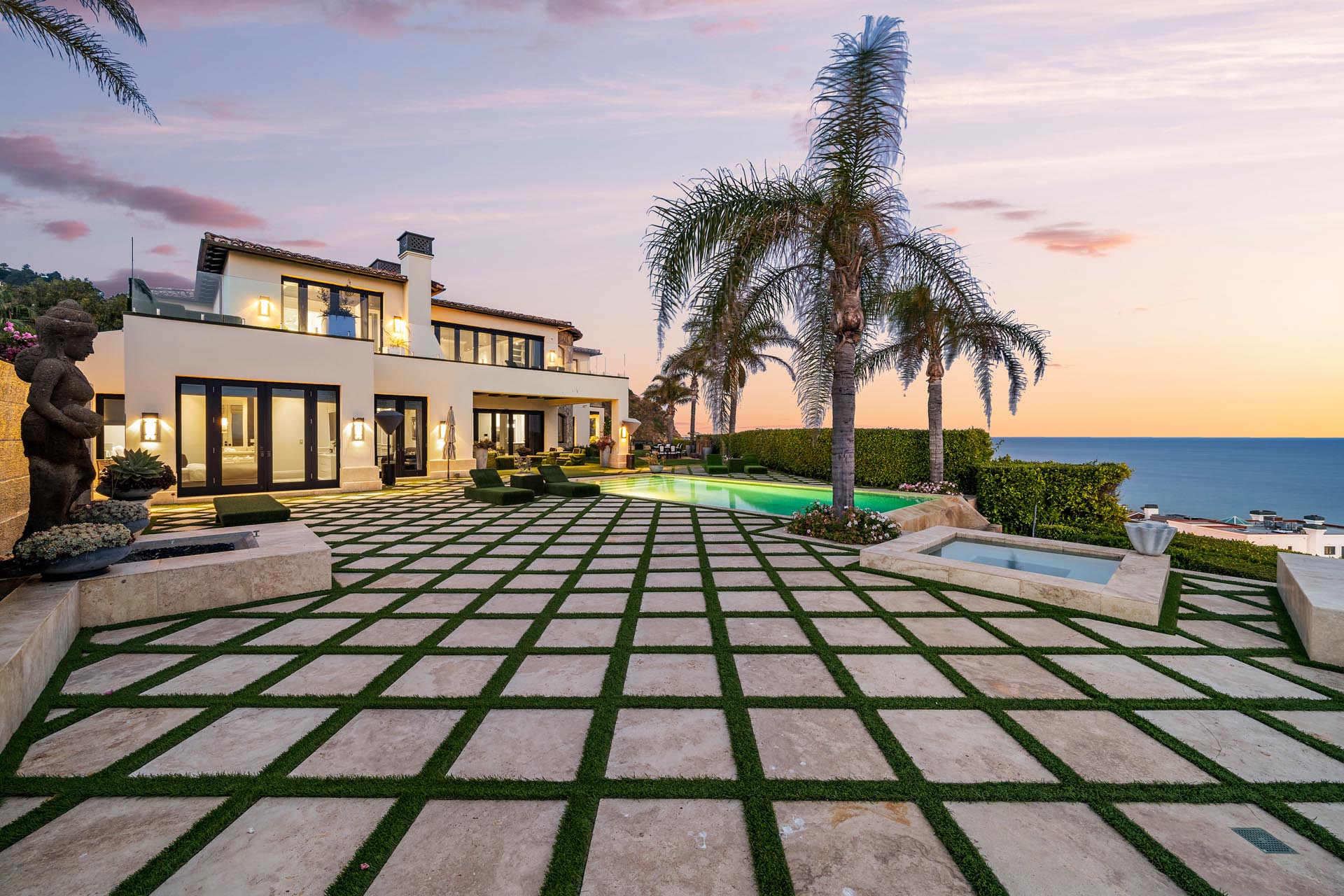 Villa Serenea courtyard