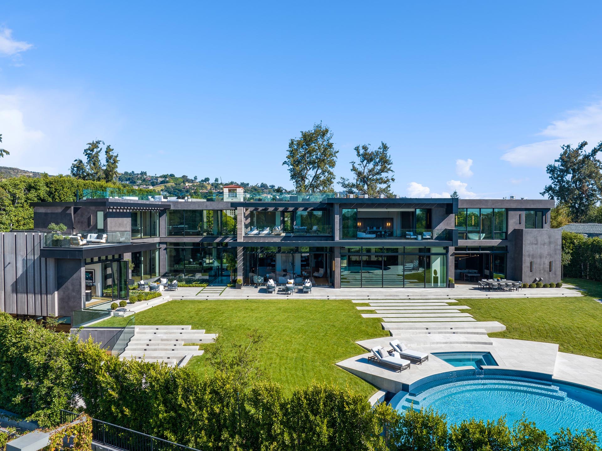 Villa Solenne aerial view